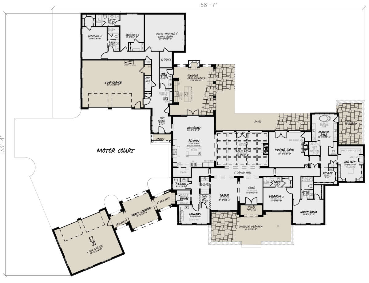 Main Floor for House Plan #8318-00082