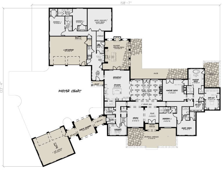 House Plan House Plan #19592 Drawing 1