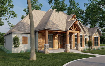European House Plan #8318-00083 Elevation Photo