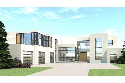 House Plan House Plan #19595 Front Elevation 
