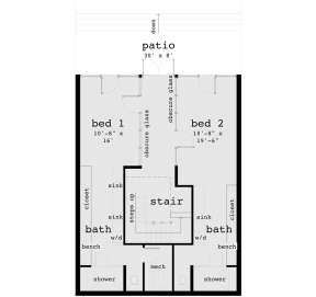 Basement  for House Plan #028-00145