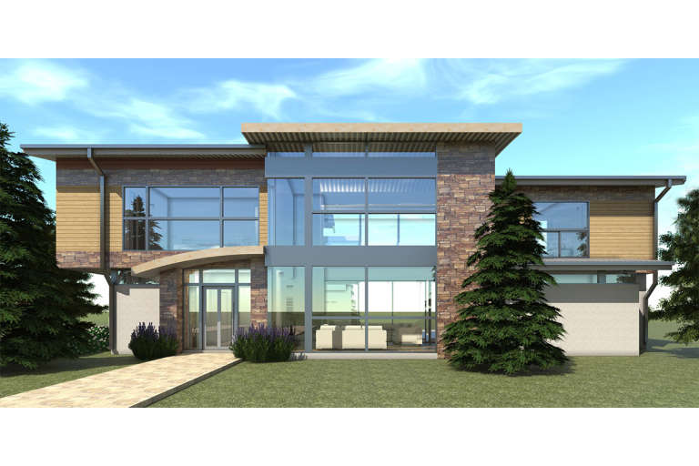 House Plan House Plan #19602 Front Elevation 