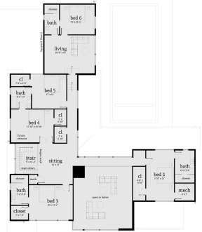 Second Floor for House Plan #028-00146