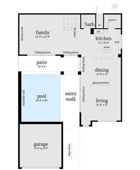 Main Floor for House Plan #028-00148