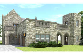 European House Plan #028-00149 Elevation Photo