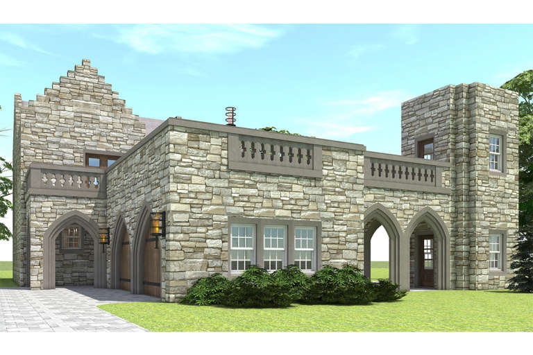 European House Plan #028-00149 Elevation Photo