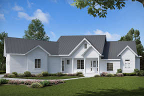 Modern Farmhouse House Plan #699-00100 Elevation Photo