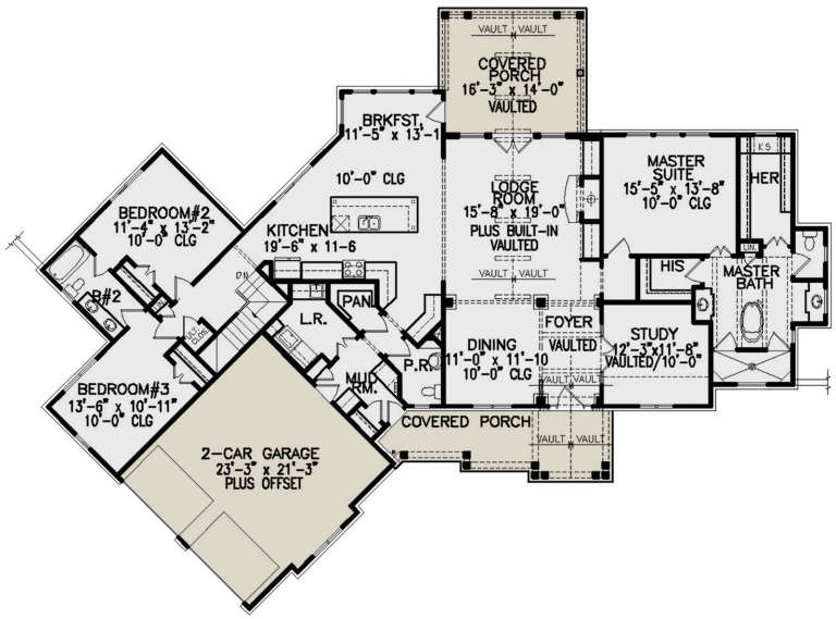House Plan House Plan #19606 Drawing 1