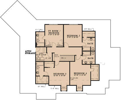Second Floor for House Plan #8318-00085