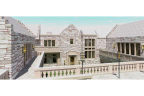 Luxury House Plan #028-00150 Elevation Photo