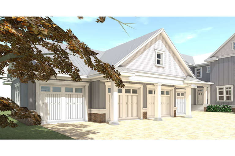 Country House Plan #028-00151 Elevation Photo