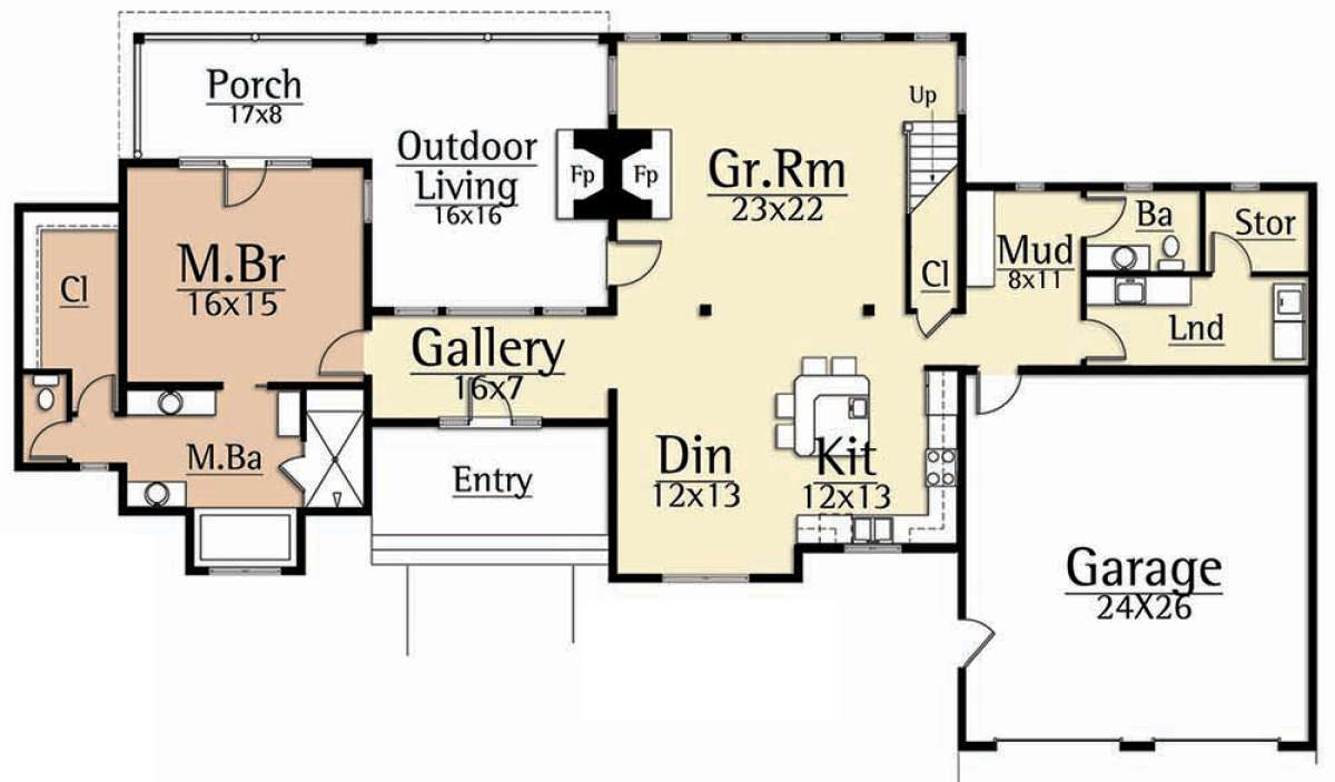 Main Floor for House Plan #8504-00123