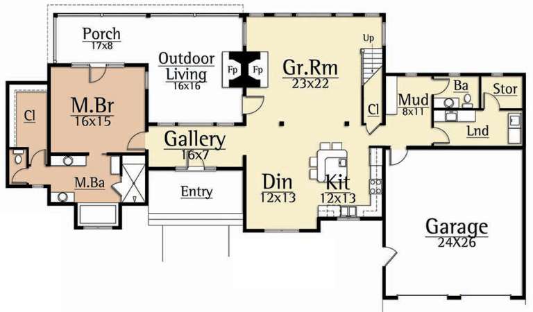 House Plan House Plan #19619 Drawing 1