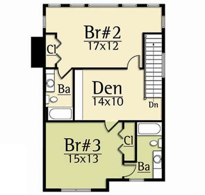 Second Floor for House Plan #8504-00123