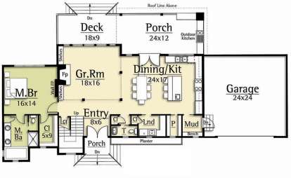 Main Floor for House Plan #8504-00124