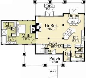 Main Floor  for House Plan #8504-00125