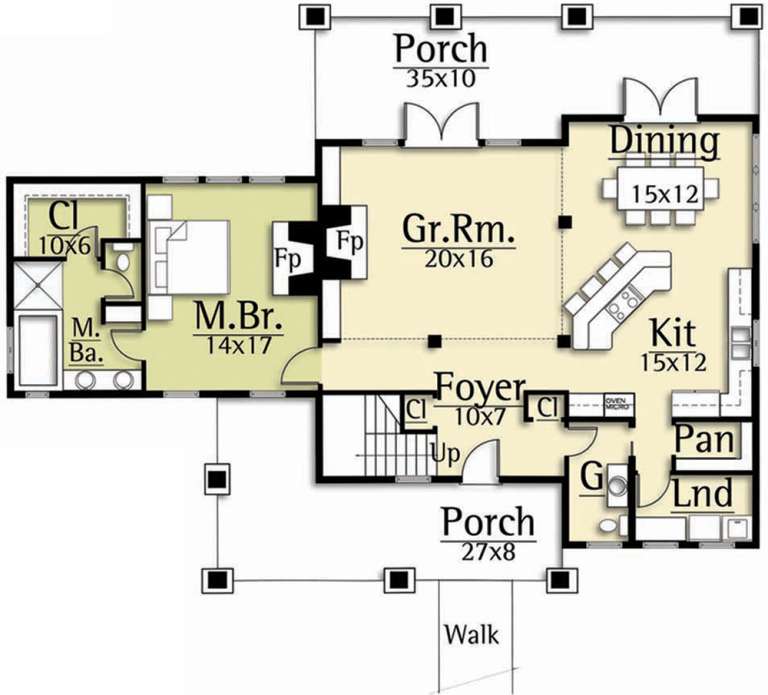 House Plan House Plan #19621 Drawing 1