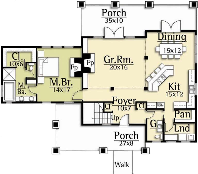 House Plan House Plan #19622 Drawing 1