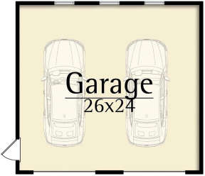 Detached Garage for House Plan #8504-00126