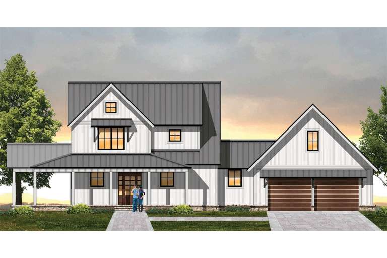House Plan House Plan #19624 Front Elevation 