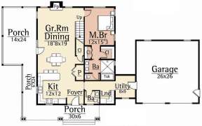 Main Floor  for House Plan #8504-00129