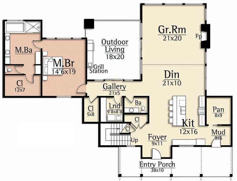 House Plan House Plan #19626 Drawing 1