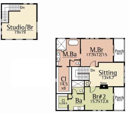 House Plan House Plan #19627 Drawing 2