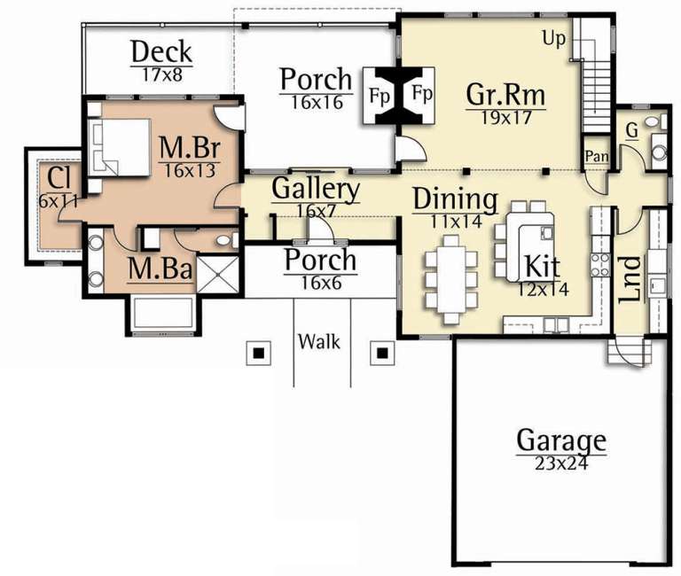 House Plan House Plan #19629 Drawing 1