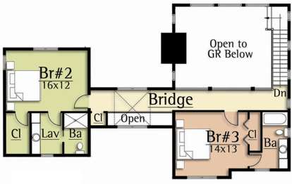 Second Floor for House Plan #8504-00133