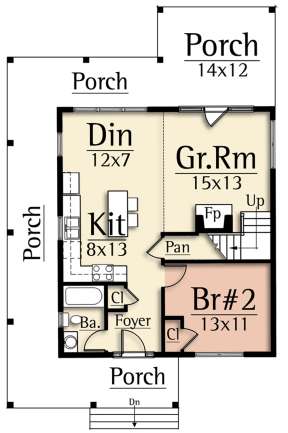 Main Floor for House Plan #8504-00134