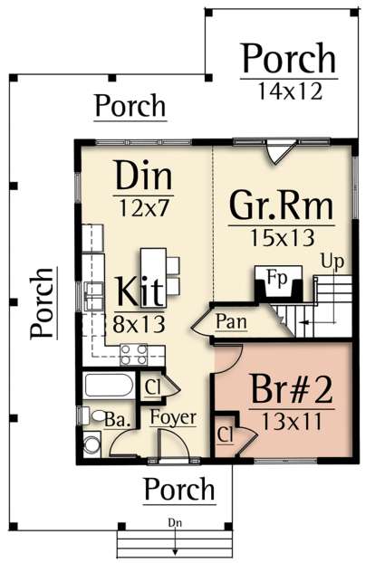 House Plan House Plan #19630 Drawing 1