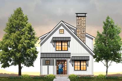 Modern Farmhouse House Plan #8504-00135 Elevation Photo