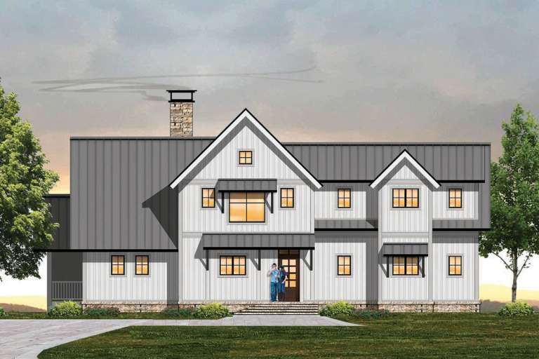House Plan House Plan #19632 Front Elevation 