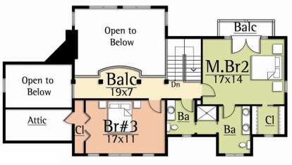 Second Floor for House Plan #8504-00136