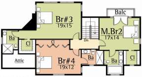 Second Floor for House Plan #8504-00137