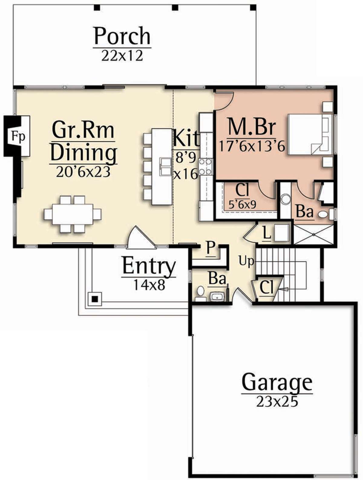 Main Floor  for House Plan #8504-00138