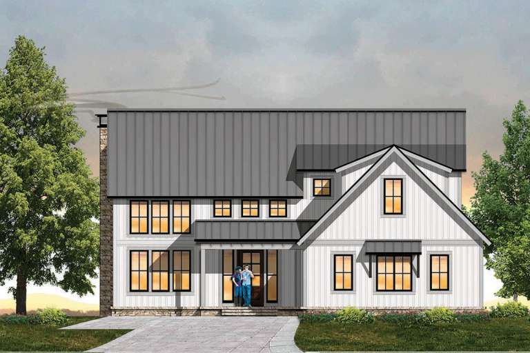 House Plan House Plan #19636 Front Elevation 