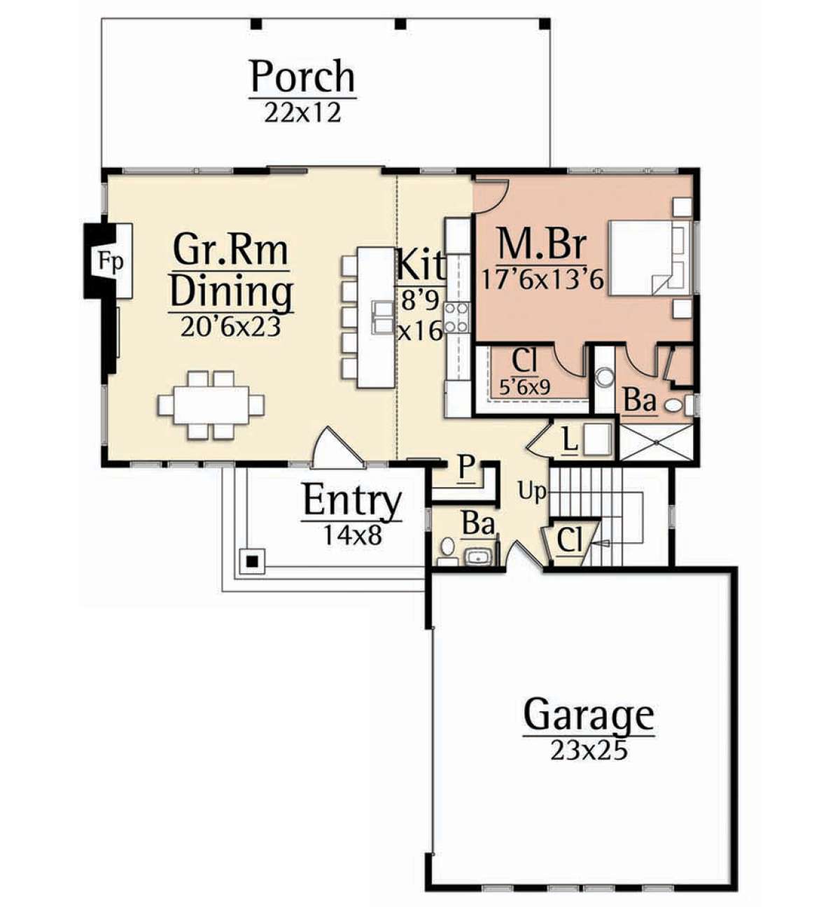 Main Floor  for House Plan #8504-00139