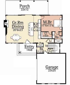 Main Floor  for House Plan #8504-00140