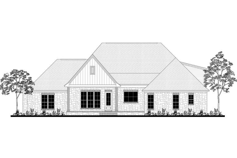 Craftsman House Plan #041-00174 Elevation Photo