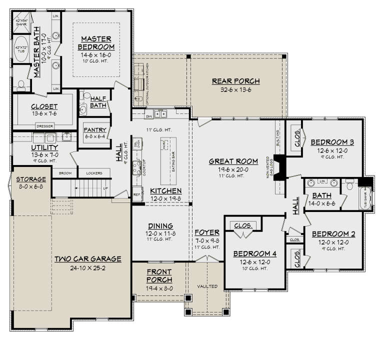 House Plan House Plan #19642 Drawing 1