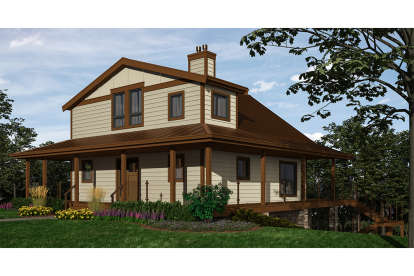 House Plan House Plan #19643 Front Elevation 