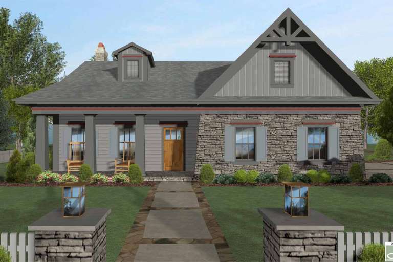 House Plan House Plan #19644 Front Elevation 