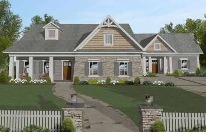 House Plan House Plan #19645 Front Elevation 