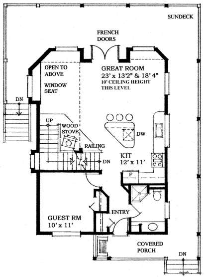 Main Floor  for House Plan #4177-00028