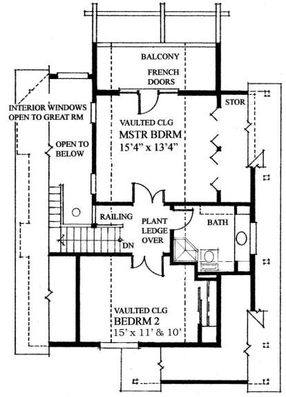 Second Floor for House Plan #4177-00028