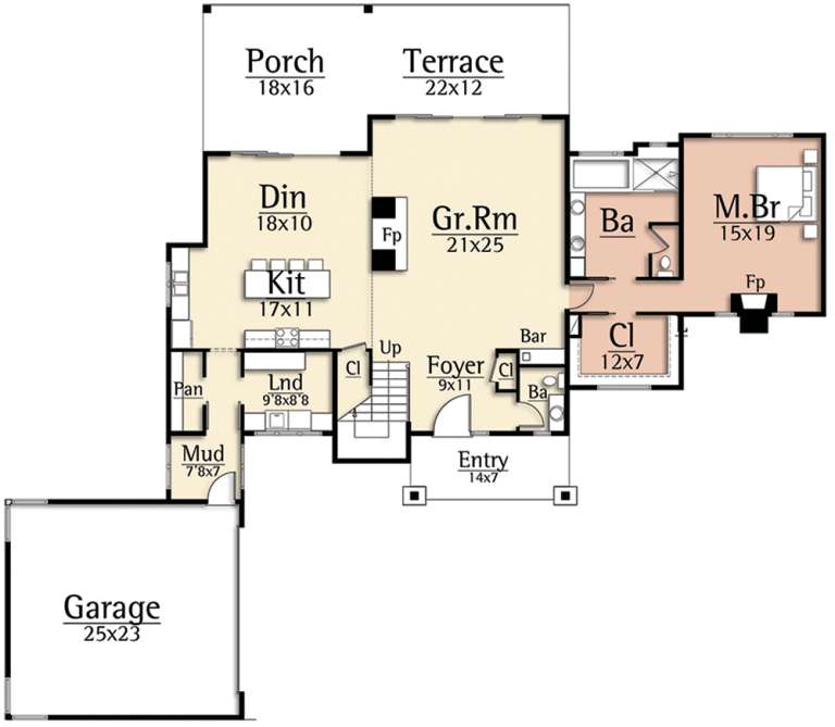 House Plan House Plan #19650 Drawing 1