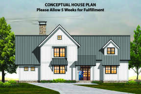 Modern Farmhouse House Plan #8504-00149 Elevation Photo