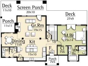 Main Floor  for House Plan #8504-00149