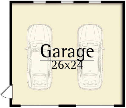 Detached Garage for House Plan #8504-00149